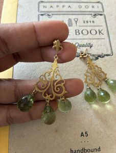 Amrapali Jaipur peridot Drop Earrings