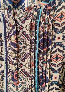 Printed Flowy Top