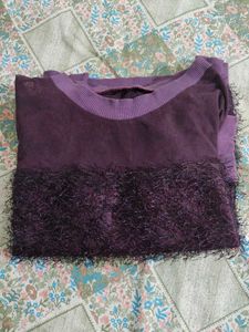 Purple Long Sleeve Top