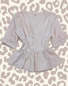 Nude Pink Satin Coquette Top 🌸