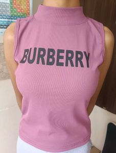 burberry mock neck top