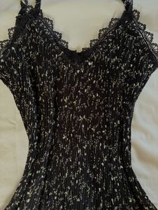 Black Floral Cami
