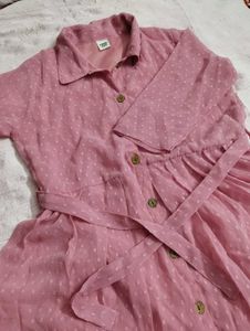 cute pink short dress