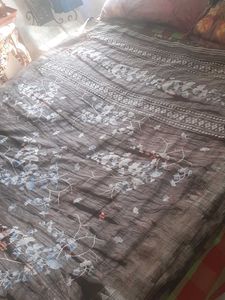 badalpuri Floral  design Saree