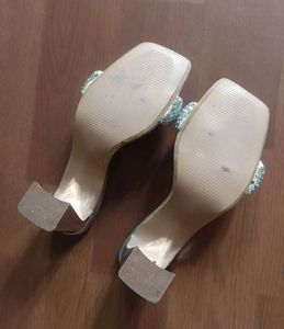Sparkling Block heel