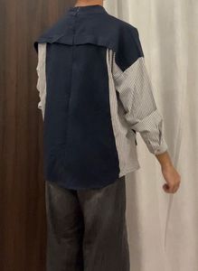Stylish Layered Look Sweatshirt