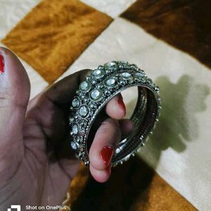 Elegant Stone Studded Bangles