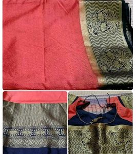 Buy 1 Get one Silk Saree Free with blouse