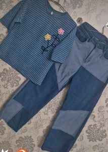 jeans top combo