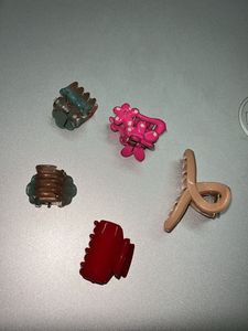 Set of 6 Cute Hair Claw Clips