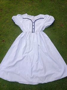 Cute Puff Sleeve Midi Dress