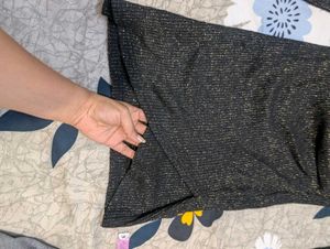 Sparkly Black Mini Dress