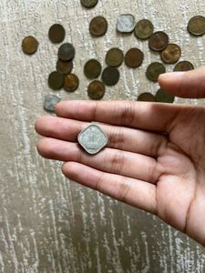 Rare Old Indian 1 Paisa Coins