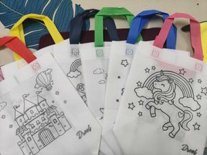 Party Favor Bags: Castle, Rainbow & Unicorn