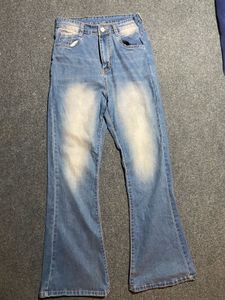 Stylish Blue Flare Jeans