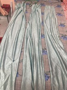 Sea Green 3p Curtains Set