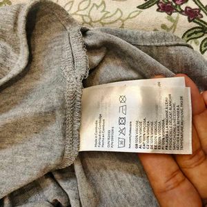 Grey Sleeveless Midi Dress