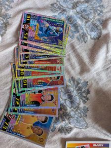 Cricket attax silver, rookie, and emerging cards