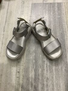 Metallic Platform Sandals