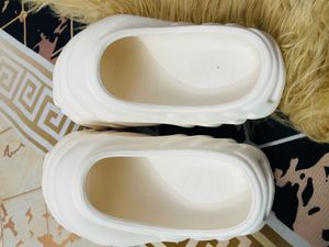 Comfy White Slides