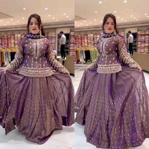 🆕️🆕️Lehenga With Long Top And Dupatta