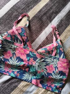 Tropical Floral Bikini Top / Bra Innerwear