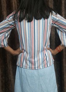 3 Pieace Set Top Skirt And Coat
