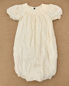 Old Navy Off-White Eyelet Cotton Dress