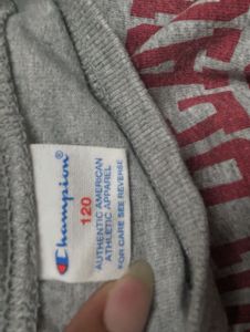 Champion baby tee