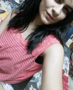 Pink Striped Lace Top