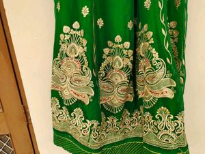 Green Rajputi Poshak