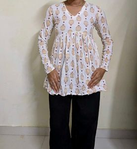 White short Kurta 🌸