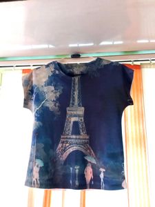 Eiffel Tower Graphic T-Shirt