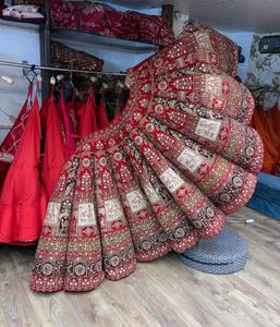 Exquisite Red Embroidered Lehenga Choli