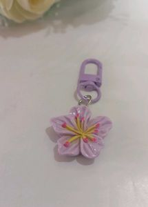Cute Flower Keychain (purple)