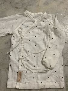 Cute Polka Dot Baby Wrap Top