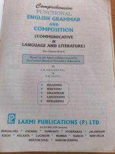 Functional English Grammar and Composition Book
