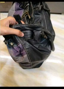 Striped Shoulder Bag
