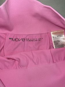 Pink High-Waisted Workout Shorts