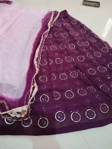 Purple Lehenga Choli