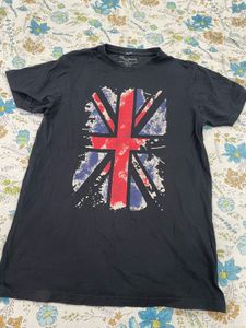 Black Union Jack T-Shirt