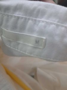 Classic White Button-Up Shirt Dress
