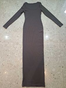 Bodycon  Long Sleeve Midi Dress