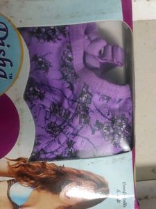 Set Of 3 Ladies Printed Bra 32 Size