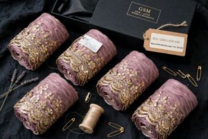 Embellished Saree Lace Trim