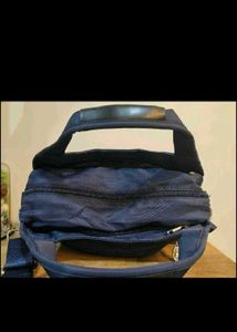 Stylish Blue Crossbody Travel Bag