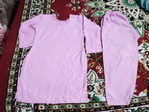 Pink Kurta with Palazzo Set