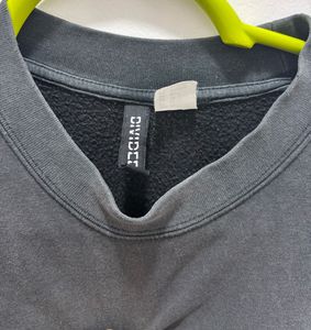 Acid Wash Grey Sweatshirt