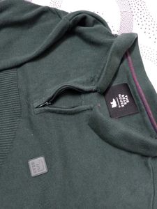 Men's Dark Green Knit Sweater