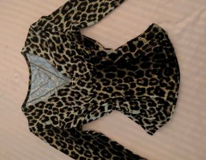 y2k leopard print top ˚⟡˖ ࣪